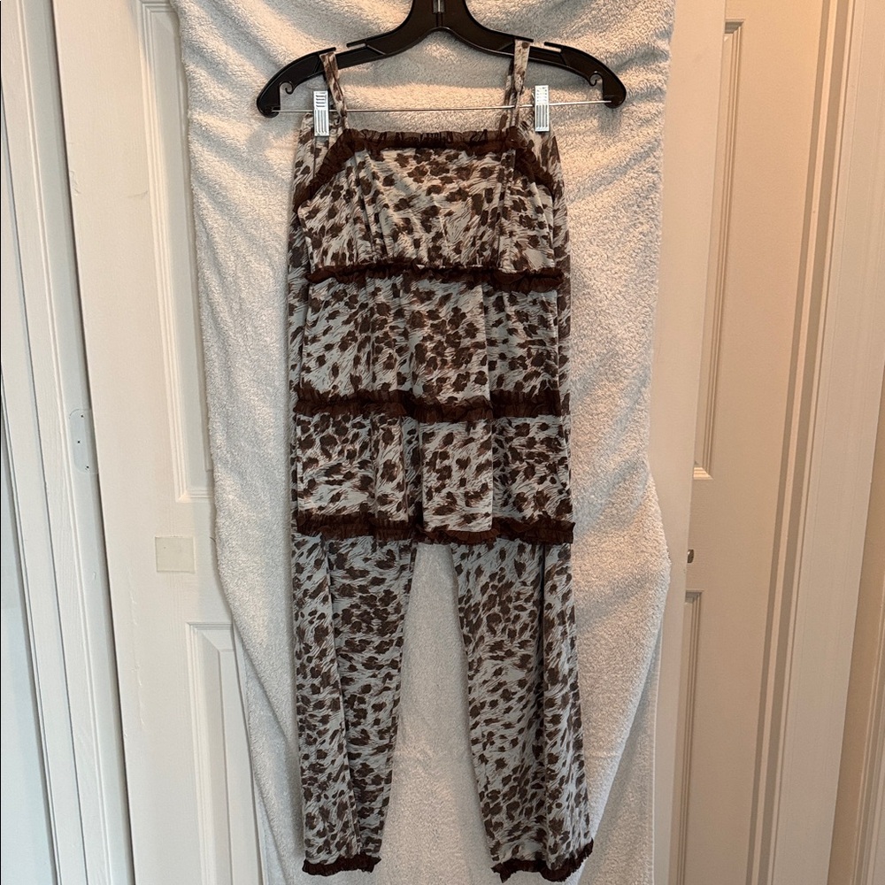 Leopard Print Pajamas